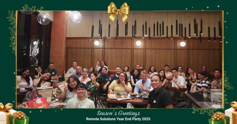 Group of people on Company Christmas party