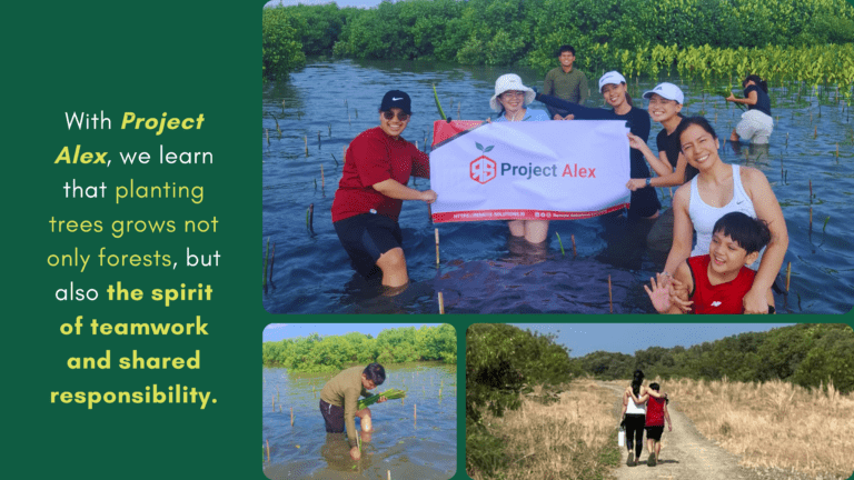 Group of people tree planting
